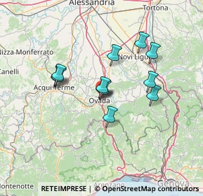 Mappa VIA STRADA NOVI, 15076 Ovada AL, Italia (10.94333)