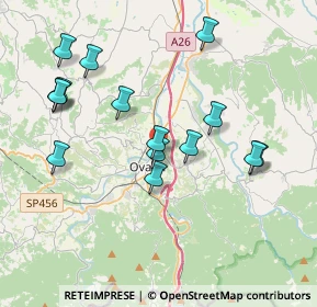 Mappa VIA STRADA NOVI, 15076 Ovada AL, Italia (3.91467)