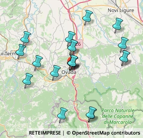 Mappa VIA STRADA NOVI, 15076 Ovada AL, Italia (7.6905)