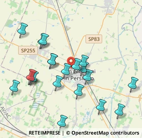 Mappa Via Modena, 40017 San Giovanni In Persiceto BO, Italia (4.099)