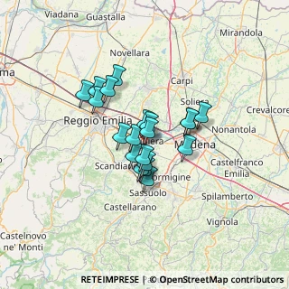 Mappa Via Antonio Caponnetto, 42048 Rubiera RE, Italia (9.2955)