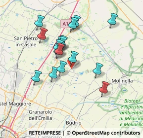 Mappa Via Savena Inferiore, 40052 Baricella BO, Italia (6.37706)