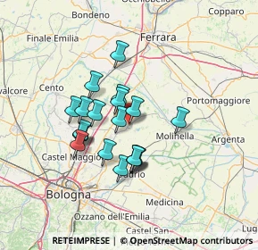 Mappa Via Savena Inferiore, 40052 Baricella BO, Italia (10.859)