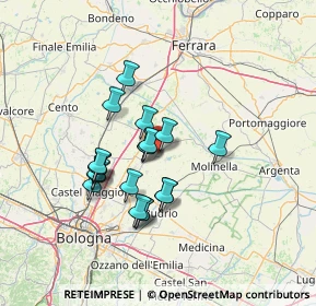 Mappa Via Savena Inferiore, 40052 Baricella BO, Italia (11.257)