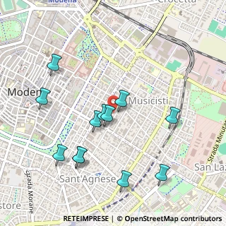 Mappa TEST, 41121 Modena MO, Italia (0.52417)