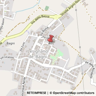 Mappa Piazza Guglielmo Marconi,  10, 43037 Lesignano de' Bagni, Parma (Emilia Romagna)