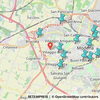 Mappa Viale Euclide, 41126 Modena MO, Italia (2.65917)
