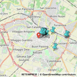 Mappa Via Luigi Riccoboni, 41122 Modena MO, Italia (1.14692)