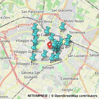 Mappa Via Luigi Riccoboni, 41122 Modena MO, Italia (1.18)