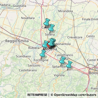 Mappa Via Luigi Riccoboni, 41122 Modena MO, Italia (7.77167)