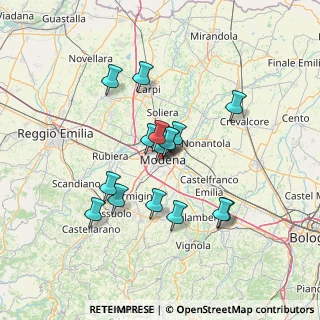 Mappa Via Luigi Riccoboni, 41122 Modena MO, Italia (11.43313)