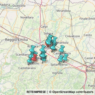 Mappa Via Luigi Riccoboni, 41122 Modena MO, Italia (9.49526)