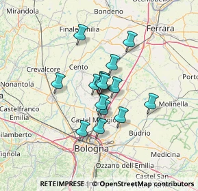 Mappa Via Grandi, 40016 San Giorgio di Piano BO, Italia (9.006)
