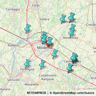 Mappa Via Mario Bonacini, 41121 Modena MO, Italia (8.025)