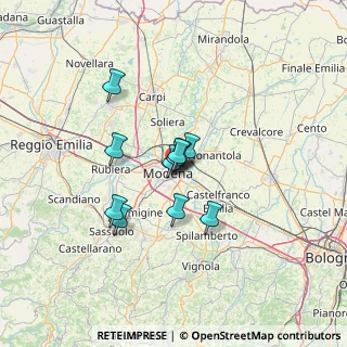 Mappa Via Mario Bonacini, 41121 Modena MO, Italia (8.72091)