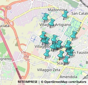 Mappa Via Gaetana Agnesi, 41126 Modena MO, Italia (0.816)