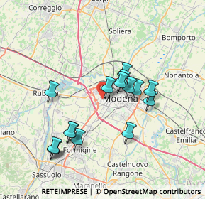 Mappa Via Gaetana Agnesi, 41126 Modena MO, Italia (6.88938)