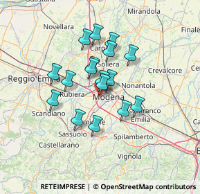 Mappa Via Gaetana Agnesi, 41126 Modena MO, Italia (10.56471)