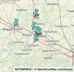 Mappa Via Gaetana Agnesi, 41126 Modena MO, Italia (19.47182)