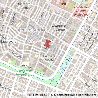 Mappa Via Antonio Scarpa, 2, 41121 Modena, Modena (Emilia Romagna)
