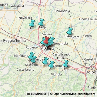 Mappa Viale G. Verdi, 41121 Modena MO, Italia (10.976)