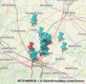 Mappa Via Roma, 40016 San Giorgio di Piano BO, Italia (9.084)