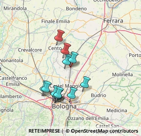 Mappa Via Roma, 40016 San Giorgio di Piano BO, Italia (12.60083)