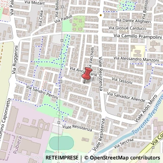 Mappa Via Giovanni Zibordi,  15, 42100 Rubiera, Reggio nell'Emilia (Emilia Romagna)