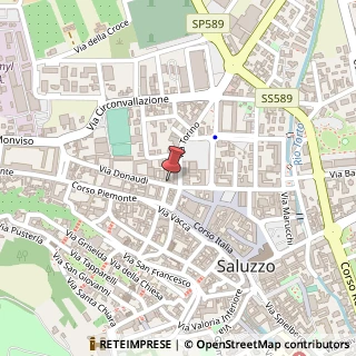 Mappa Via Donaudi, 14, 12037 Saluzzo, Cuneo (Piemonte)