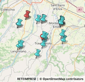 Mappa Via Zoe Fontana, 43029 Traversetolo PR, Italia (7.3095)