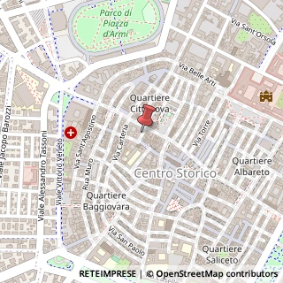 Mappa Via Tommaso Badia, 10, 41121 Modena, Modena (Emilia Romagna)