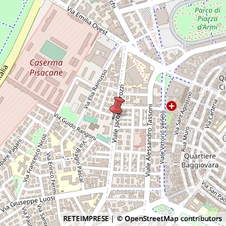 Mappa Viale J. Barozzi, 132, 41124 Modena, Modena (Emilia Romagna)