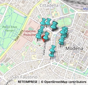 Mappa CAP, 41124 Modena MO, Italia (0.3025)