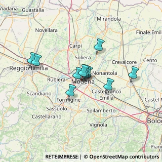 Mappa Viale J. Barozzi, 41126 Modena MO, Italia (9.63)