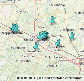 Mappa Via Cagnoli Jacopino, 41124 Modena MO, Italia (10.77917)