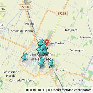 Mappa Via Don Guido Franzoni, 40017 San Giovanni in Persiceto BO, Italia (1.39273)