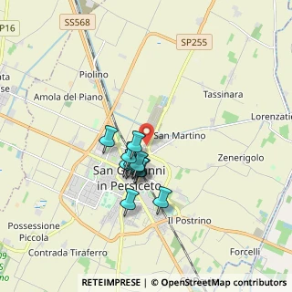 Mappa Via Don Guido Franzoni, 40017 San Giovanni in Persiceto BO, Italia (1.26167)