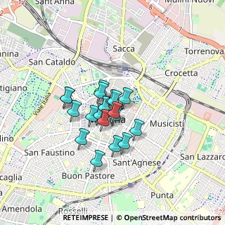 Mappa Piazza Giuseppe Mazzini, 41121 Modena MO, Italia (0.5335)