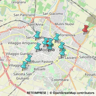 Mappa Piazza Giuseppe Mazzini, 41121 Modena MO, Italia (1.42)