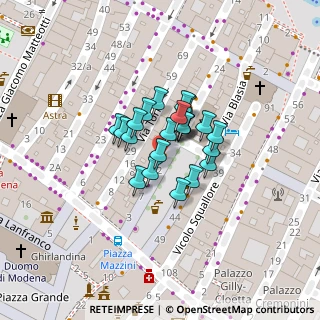 Mappa Piazza Giuseppe Mazzini, 41121 Modena MO, Italia (0.03174)
