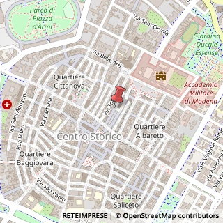 Mappa Piazza mazzini giuseppe 8, 41100 Modena, Modena (Emilia Romagna)