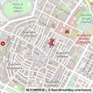Mappa Piazza Giuseppe Mazzini, 33, 41121 Modena, Modena (Emilia Romagna)
