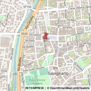 Mappa Piazza Monviso, 3, 12038 Savigliano, Cuneo (Piemonte)
