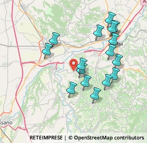 Mappa Borgata Mascarelli, 12064 Cherasco CN, Italia (7.42813)