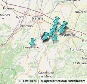Mappa Via Fleming, 43029 Traversetolo PR, Italia (8.75385)