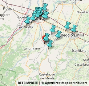 Mappa Via Fleming, 43029 Traversetolo PR, Italia (14.8575)