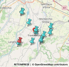 Mappa Via Fleming, 43029 Traversetolo PR, Italia (6.11692)