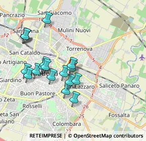 Mappa Modena, 41122 Modena MO, Italia (1.83111)