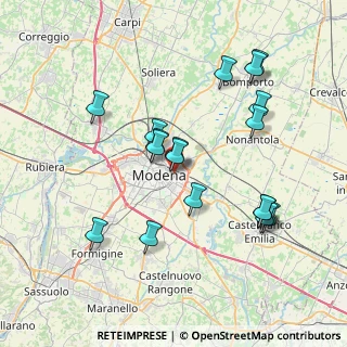 Mappa Modena, 41122 Modena MO, Italia (7.54056)