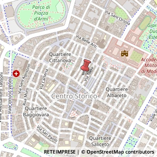 Mappa Via Cesare Battisti, 25, 41121 Modena, Modena (Emilia Romagna)